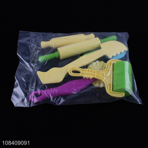 Popular products plastic 6pieces plasticine tools set