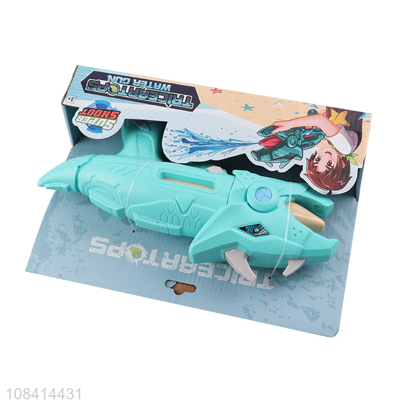 Yiwu wholesale dinosaur shape kids summer water gun toys