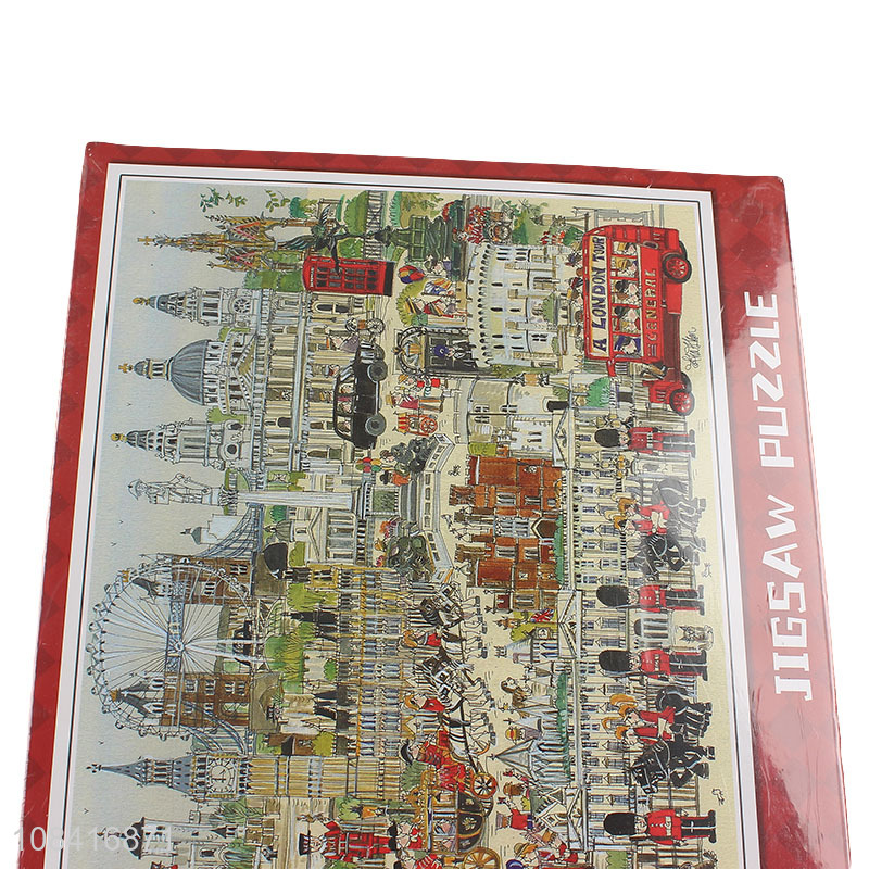 Wholesale 1000 piece paper jigsaw puzzles for adults and kids