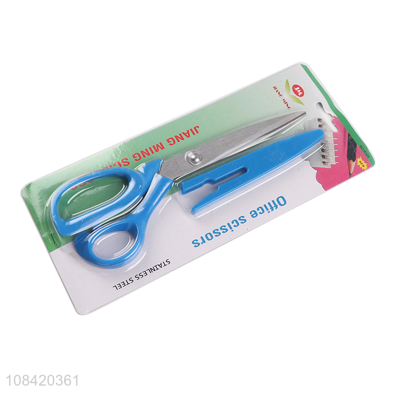 China wholesale school office scissors with cover