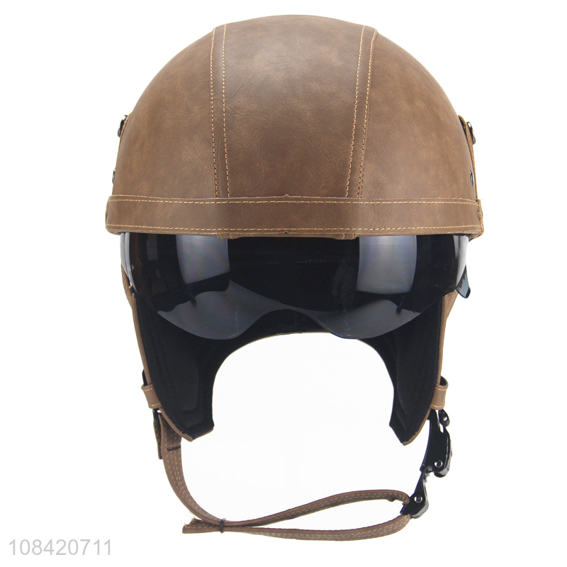 New design vintage half helmet electric scooter motorcycle helmet