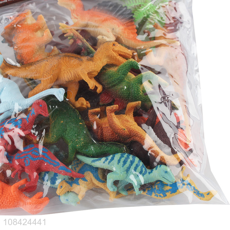 Good wholesale price soft plastic dinosaur toys set