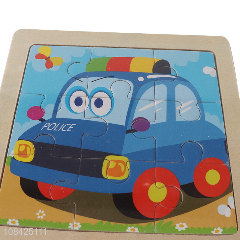 New-style cartoon car jigsaw puzzles kids educational paper toy