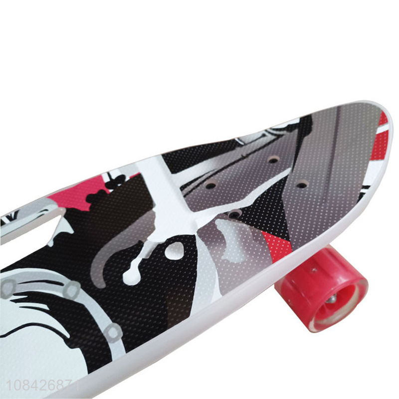 Factory price portable skateboard plastic skateboard