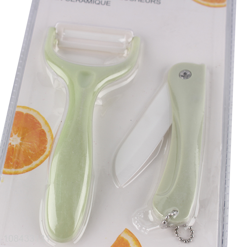 High quality portable fruit knife and peeler for sale