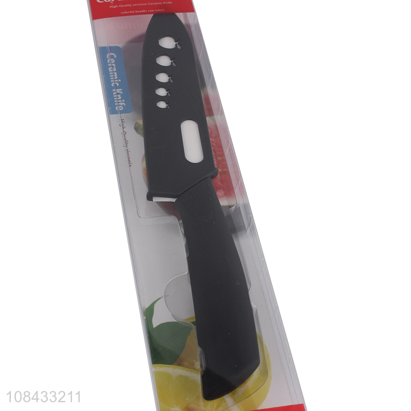 New products white-blade ceramic fruit knife for kitchen