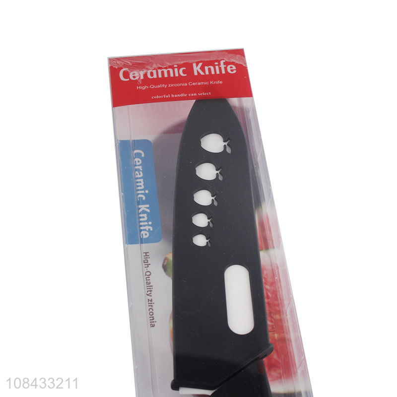 New products white-blade ceramic fruit knife for kitchen