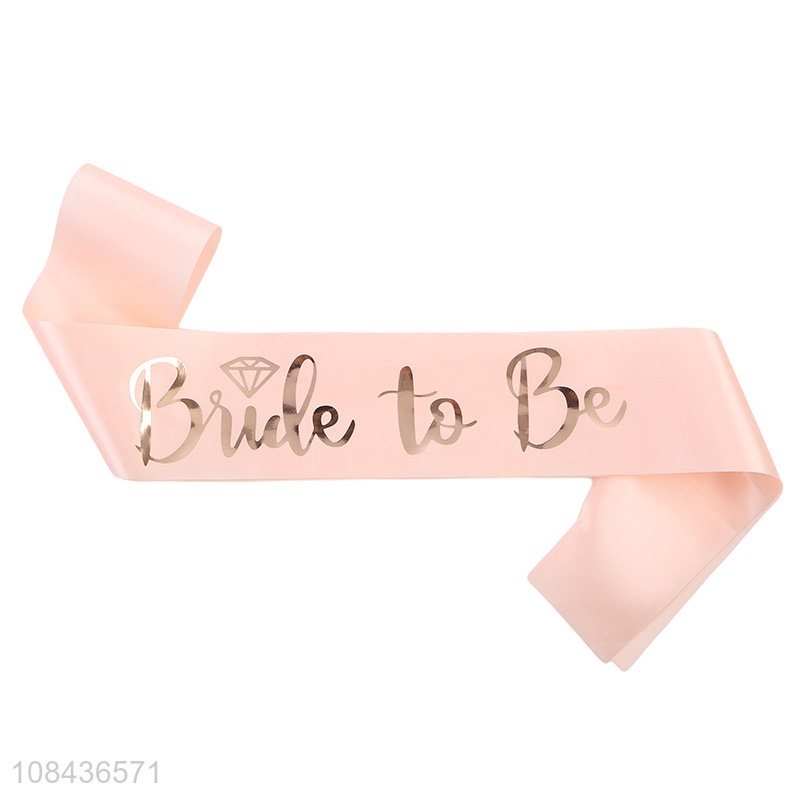 Wholesale Bride to Be Satin Sash Party Sashes for Women