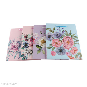 Yiwu factory flower pattern fashion gifts packaging bag