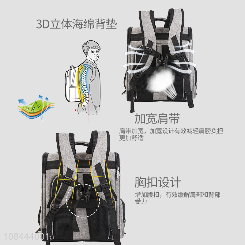 China products expandable outdoor travel pet carrier backpack bag