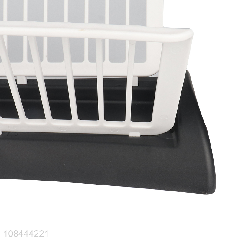 Factory supply plastic dish rack dish drying rack for kitchen counter