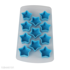 China factory star shape food grade ice cube mould for sale