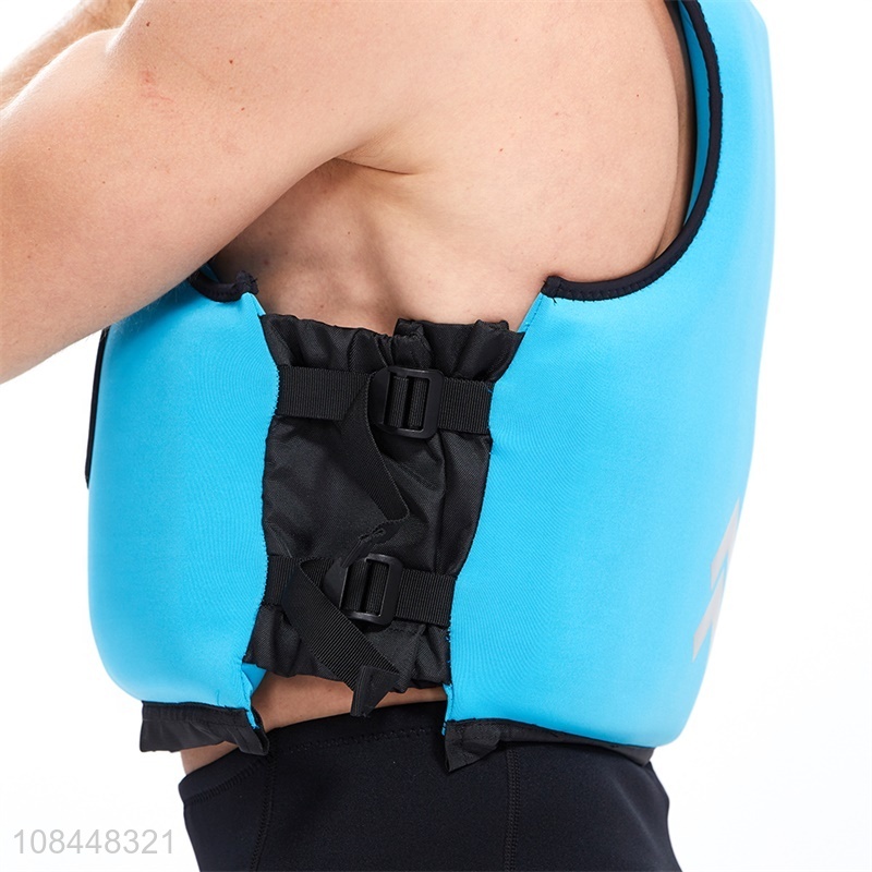 Wholesale adjustable floating surfing EPE foam life vest with pocket for adults