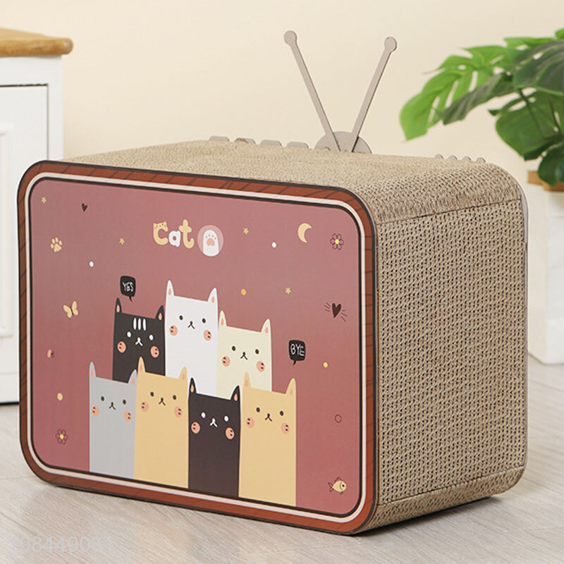Latest design creative radio cat scratcher cat toys