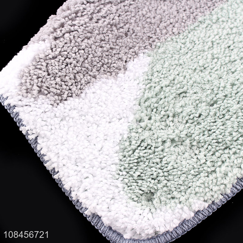 Good quality household polyester door mat floor mat for sale