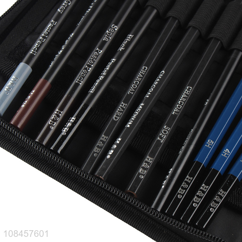 Factory direct sale wooden sketch pencils paintings set