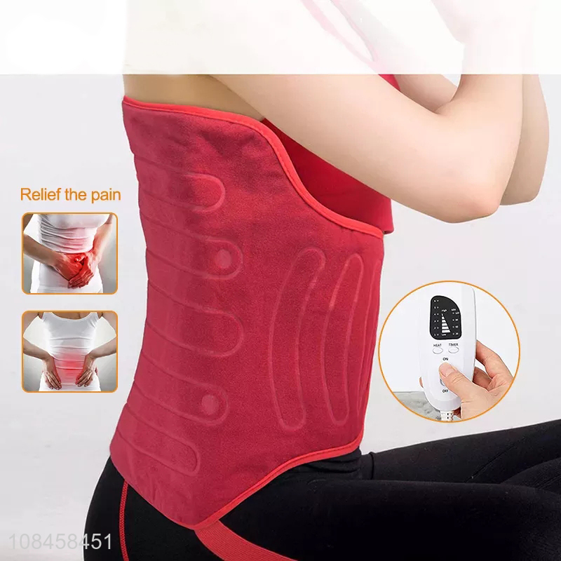 High quality auto-off machine washablehot compress physiotherapy belt for waist