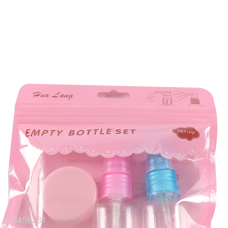 China supplier empty travel bottles 4 piece set