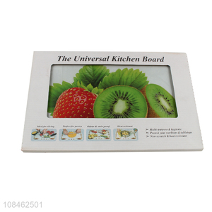 New products scratch heat resistant anti-slip tempered glass chopping board