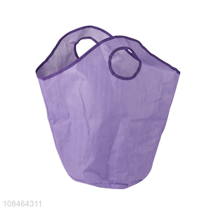 Good sale non-woven portable dirty clothing basket laundry bag
