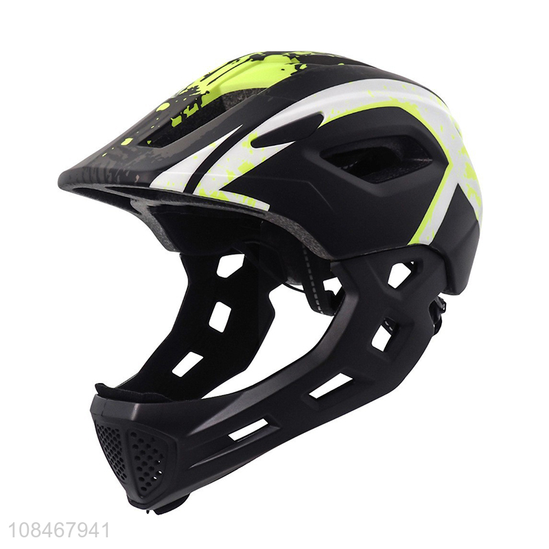 Wholesale full face lightweight detachable cycling scooter helmet for children