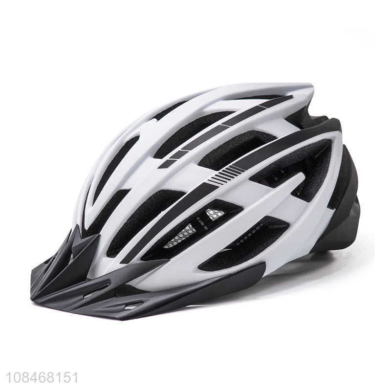 High quality adult safety helmet men women bike helmet with usb charging rear light