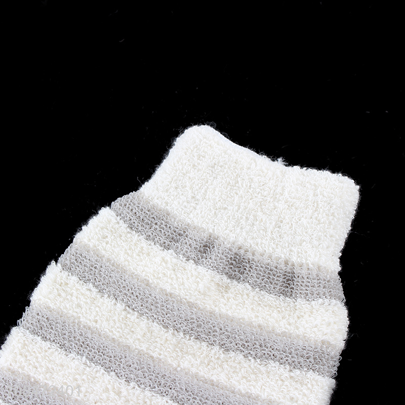 Bottom price exfoliating mitt body scrub bathing glove for men women