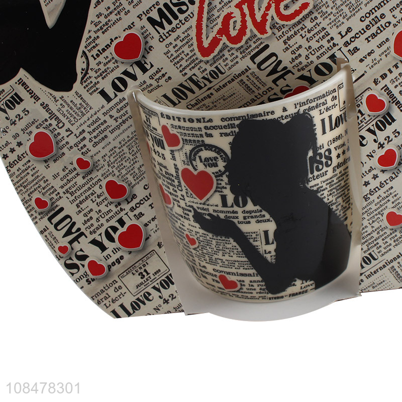 Hot selling mother's day gifts ceramic mugs with decal printing