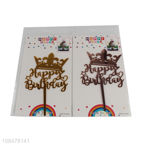 New arrival happy birthday cake topper birthday cake decorations