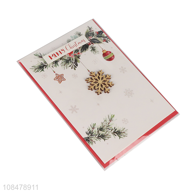 Popular design Christmas greeting cards holiday card wholesale