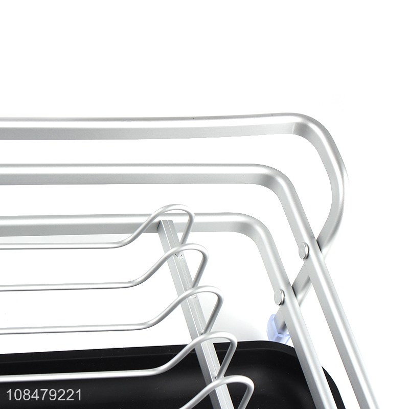 China imports heavy duty metal aluminum wire dish drying rack for kitchen