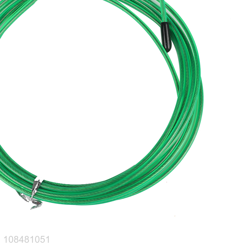 New style green fitness workout speed jumping rope for sale