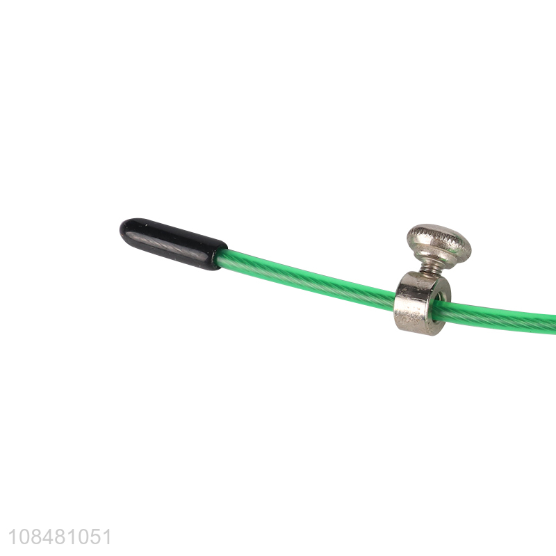 New style green fitness workout speed jumping rope for sale