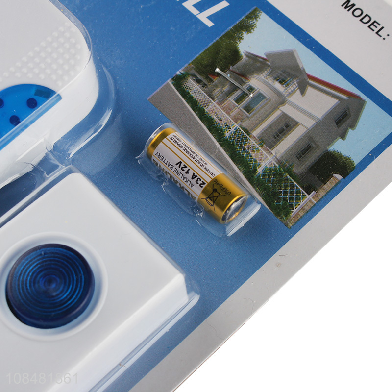 High quality waterproof battery operated wireless remote control doorbell