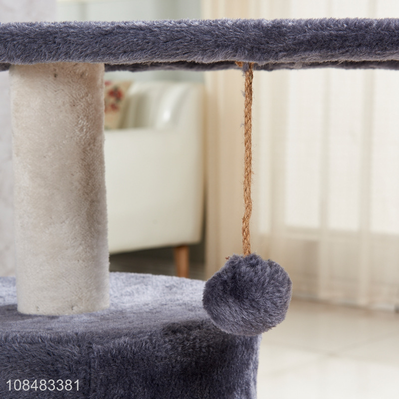 China wholesale warm plush cat climbing frame cat nest