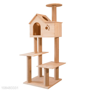 Popular products wooden cat climbing frame for sale