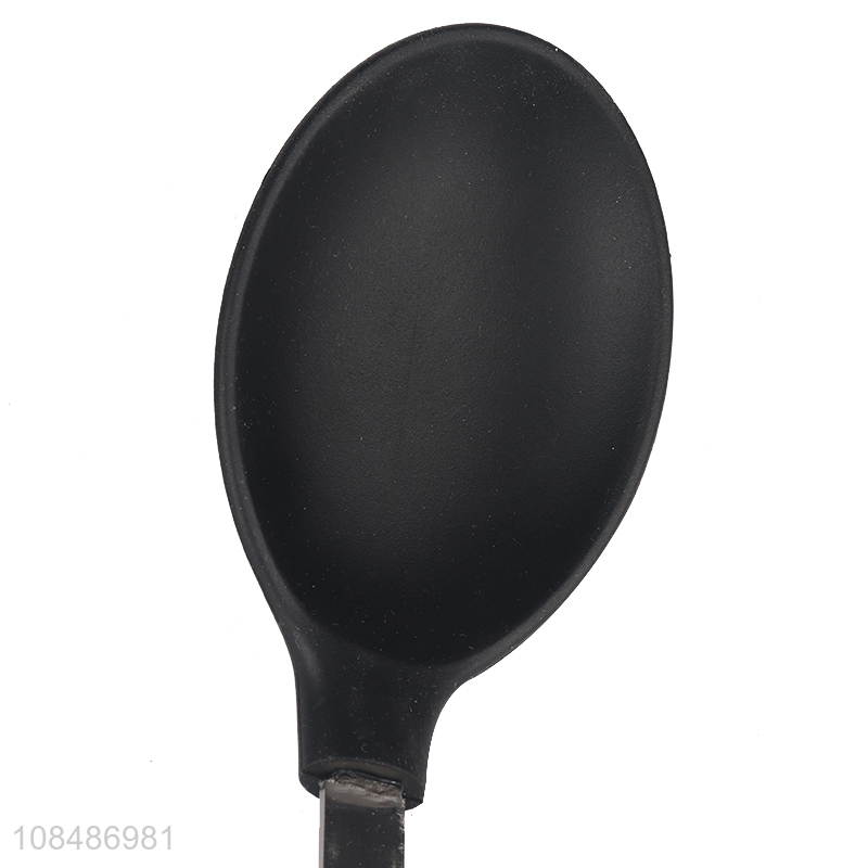 Yiwu market silicone soup ladle with stainless steel handle