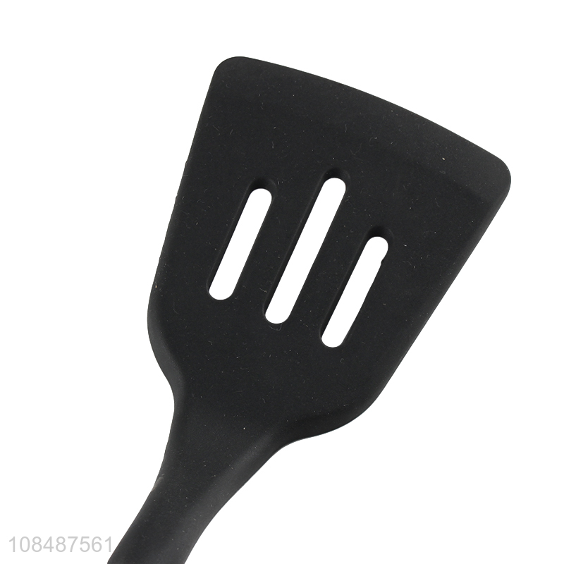 High quality non-stick silicone slotted cooking spatula kitchen utensils