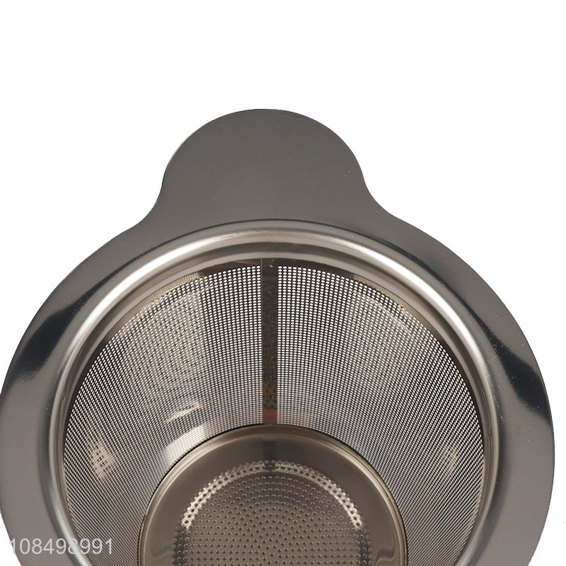 Factory price stainless steel tea strainer filter cup