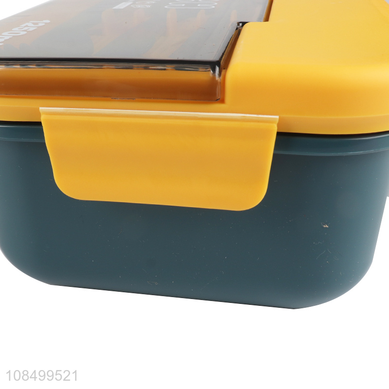 China market creative large capacity three-grid lunch box