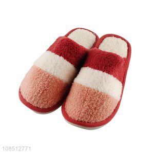 Wholesale women's winter fluffy slippers slip-on slipers for indoor