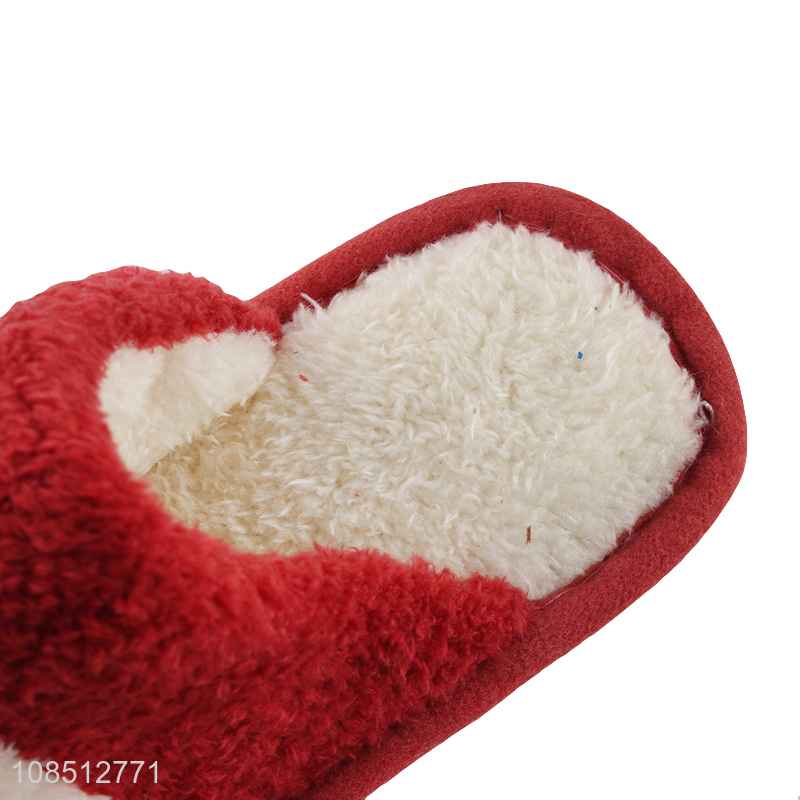 Wholesale women's winter fluffy slippers slip-on slipers for indoor