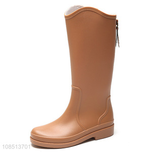 New arrival anti-slip pvc ladies rain boots women fashion rain boots