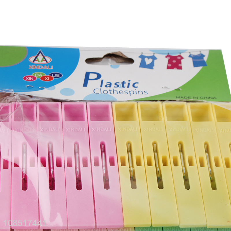 Yiwu market plastic clips non-slip clothes pegs for sale