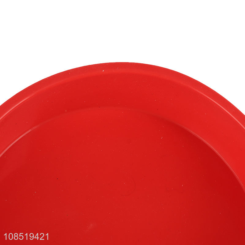 China wholesale red silicone non-stick cake mould for baking tool