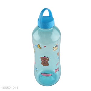 Wholesale 2500ml cartoon printing plastic space water bottle for women