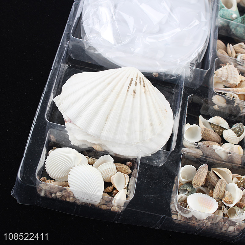 Latest products kids creative diy shell kits toys painting toys