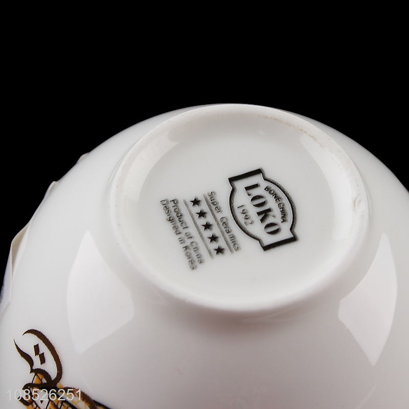 New product ceramic rice bowl porcelain cereal pasta bowl