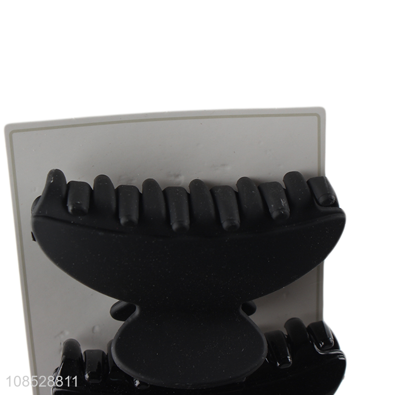 Hot selling black plastic women hair decoration hair claws