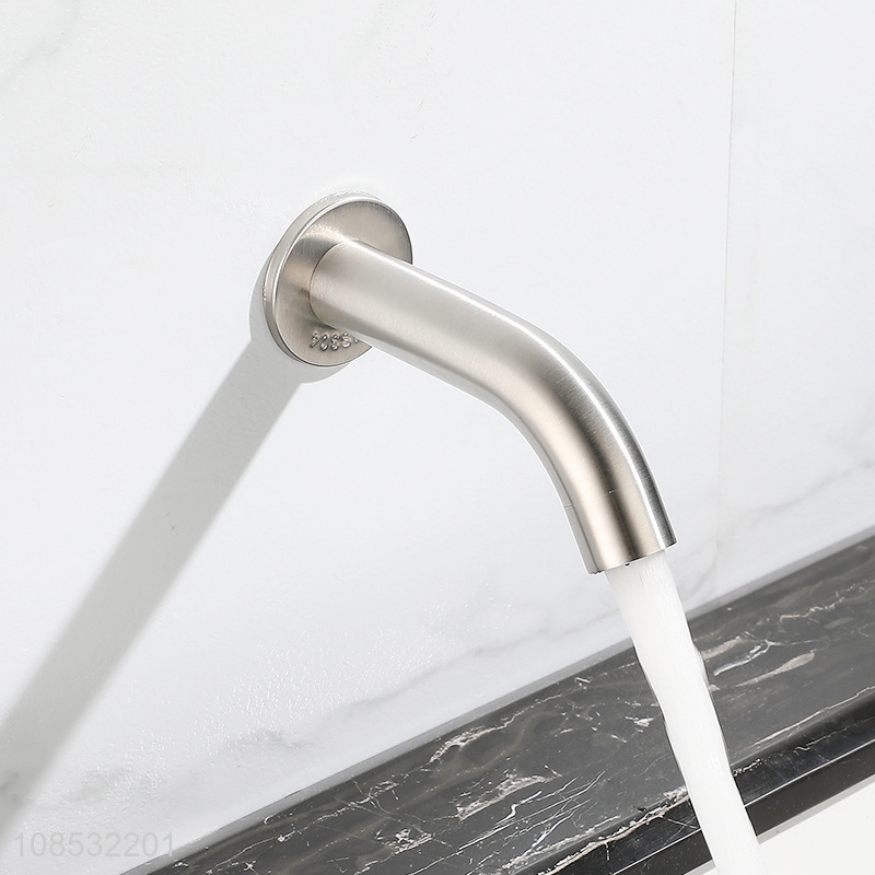 Factory supply wall-mounted touch type bathroom sink faucet